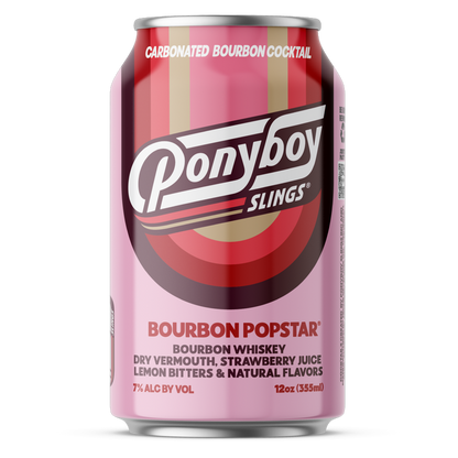 Ponyboy Slings Bourbon Popstar Cocktail 4pk 12oz Cans 7% ABV