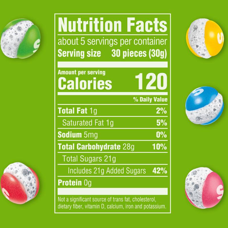 Skittles Pop'd Sour, 5.5oz