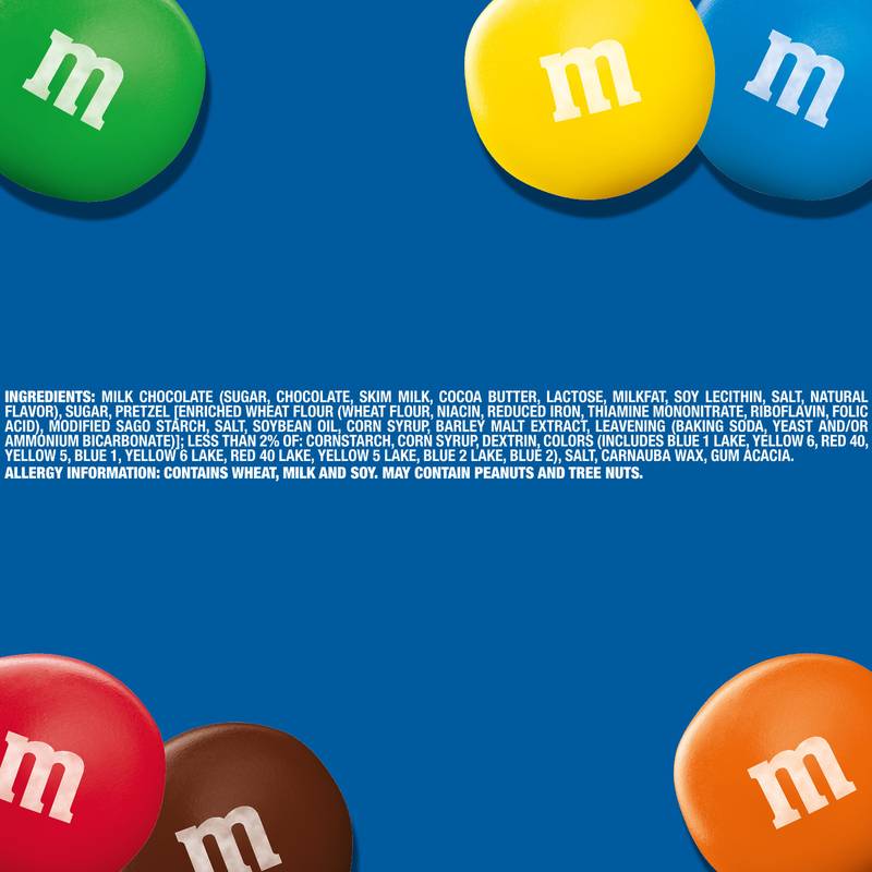 M&M's Pretzel Milk Chocolate Candies Share Size 2.83oz