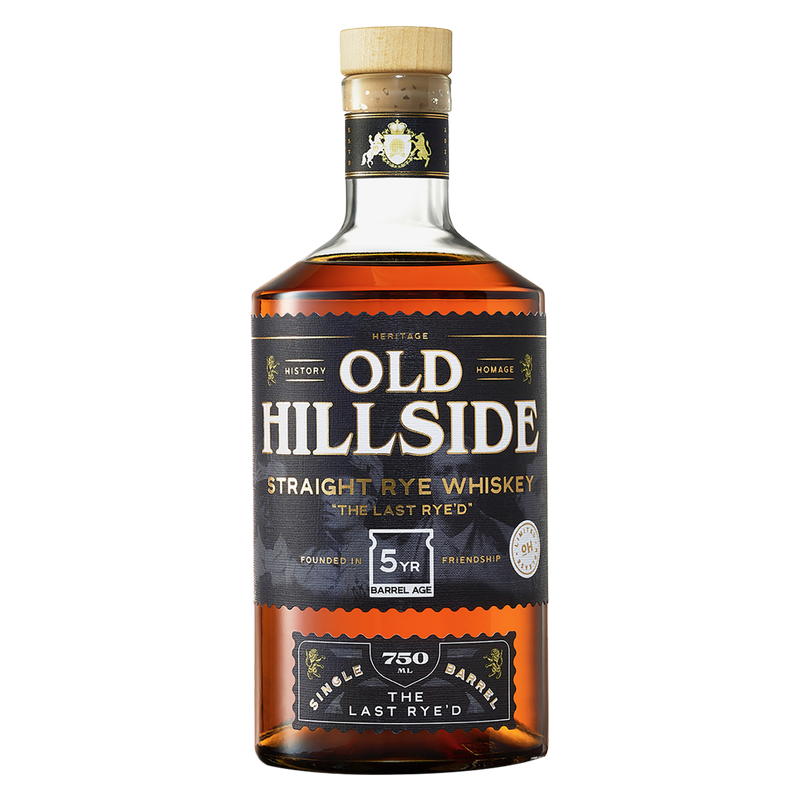 Old Hillside Rye Whiskey 750ml (104 proof)