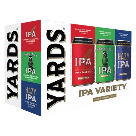 Yards Brewing IPA Variety Pack 12pk 12oz Cans 6.5% ABV