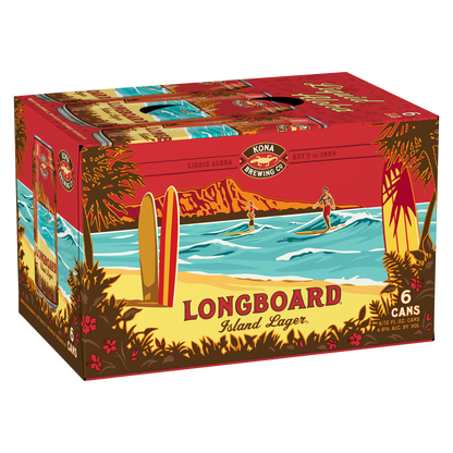 Kona Longboard Island Lager 6pk 12oz Can