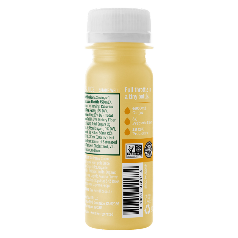 Suja Organics Digestion Ginger Pineapple Shot 2oz Btl