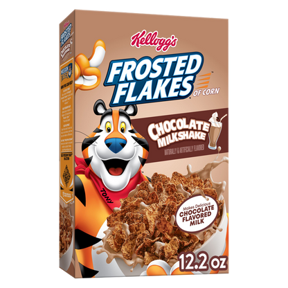 Kellogg's Frosted Flakes Chocolate Milkshake Cereal, 12.2oz