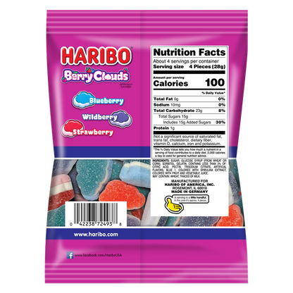 Haribo Berry Clouds, 4.1oz