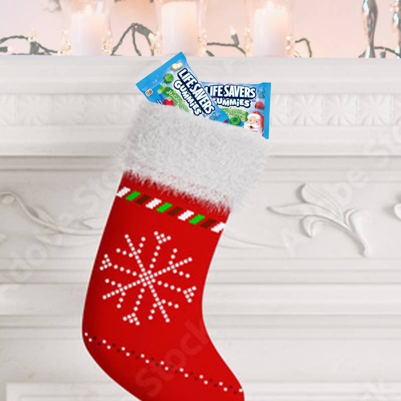LIFE SAVERS Gummies Holiday Shapes Stocking Stuffers, 2 oz