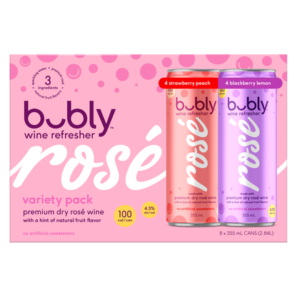 Bubly Wine Refresher Variety 8pk 12oz Can