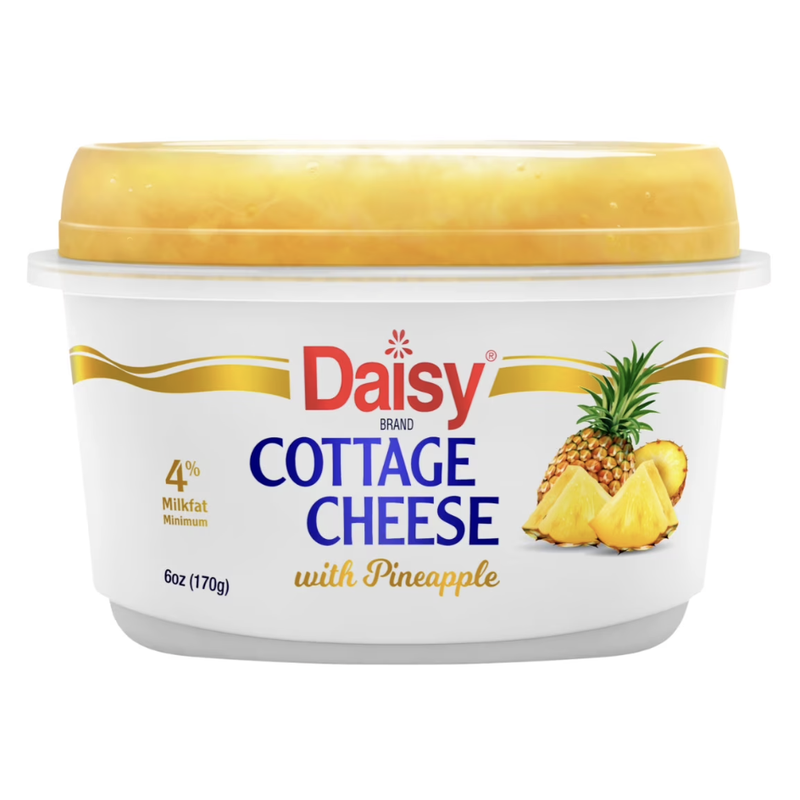 Daisy 4% Cottage Cheese with Pineapple - 6oz