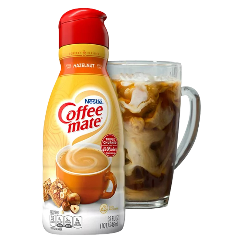 Coffee Mate Hazelnut Creamer 32oz Btl
