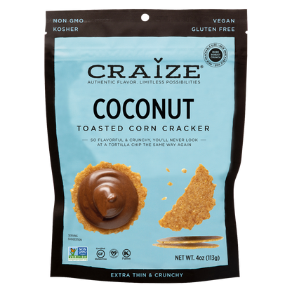 Craize Coconut Toasted Corn Crackers 4oz