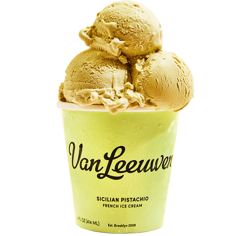 Van Leeuwen Sicilian Pistachio Ice Cream Pint 14oz