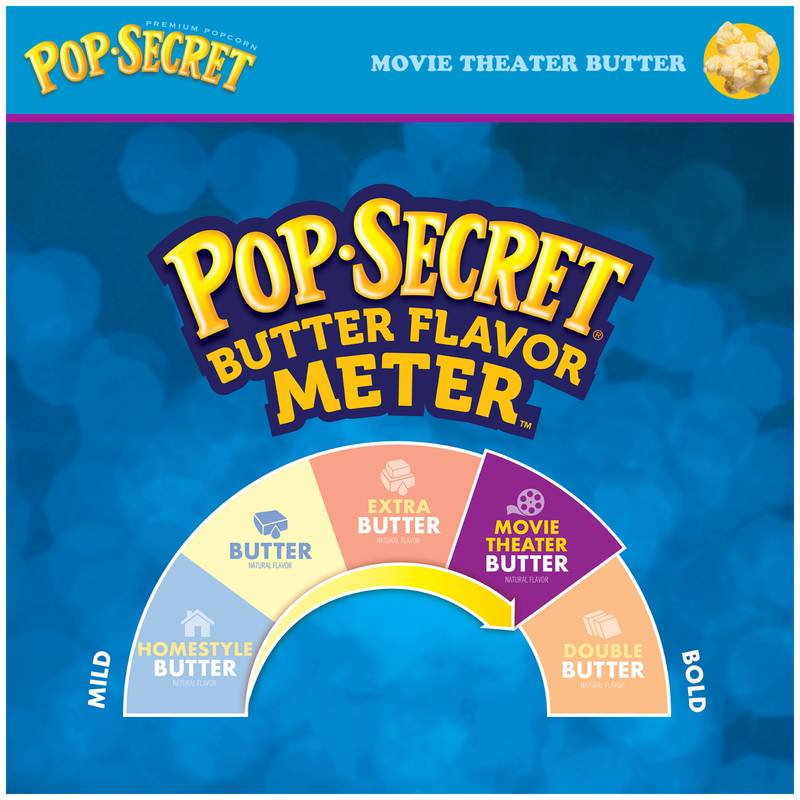 Pop Secret Movie Theater Butter Popcorn 3ct