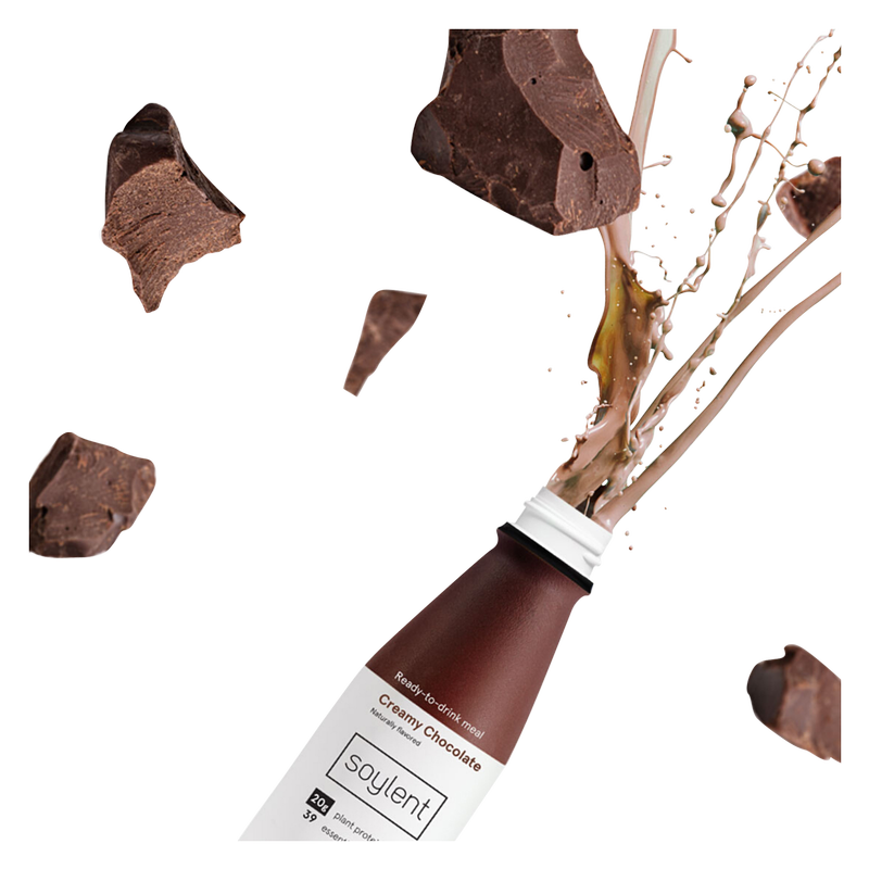 Soylent Creamy Chocolate Complete Nutrition Protein Meal Replacement Shake 14oz Btl