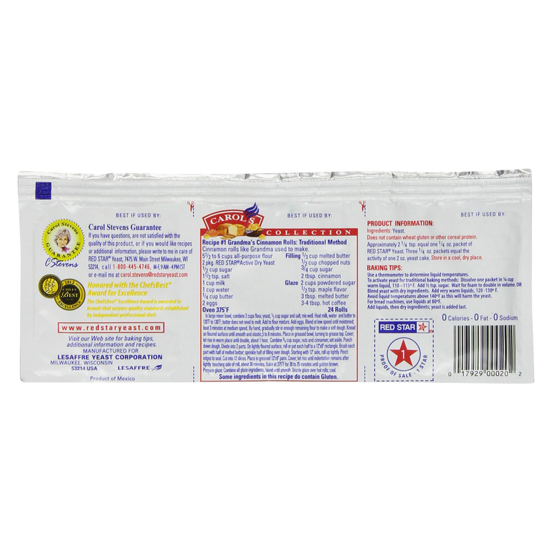 Red Star Active Dry Yeast 0.75oz