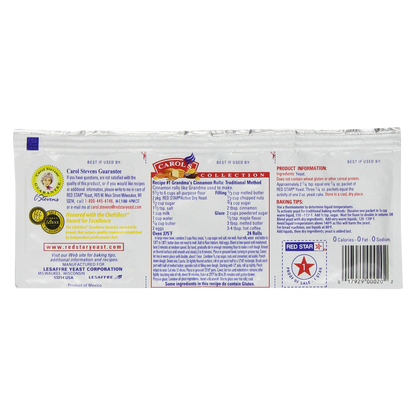 Red Star Active Dry Yeast 0.75oz