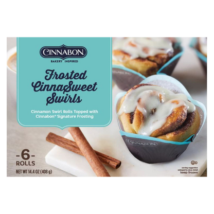 Cinnabon Frosted CinnaSweet Swirls, 6ct