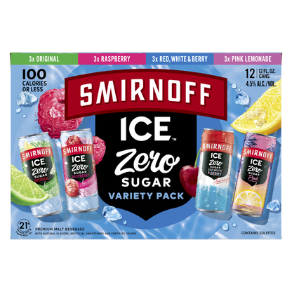 SMIRNOFF ICE ZERO SUG VP 12PKC (12PKC 12 OZ)