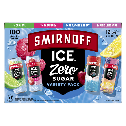 SMIRNOFF ICE ZERO SUG VP 12PKC (12PKC 12 OZ)