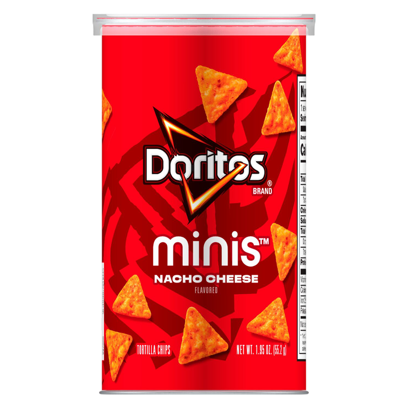 Doritos Nacho Cheese Minis Can, 1.95 oz