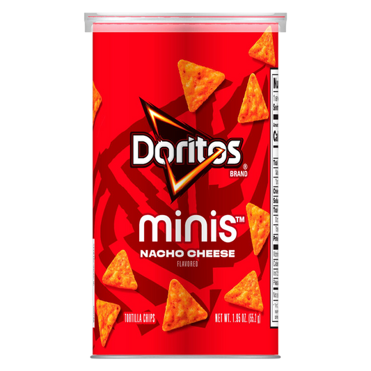Doritos Nacho Cheese Minis Can, 1.95 oz