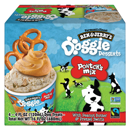 Ben & Jerry's Doggie Desserts Pontch's Mix 4ct