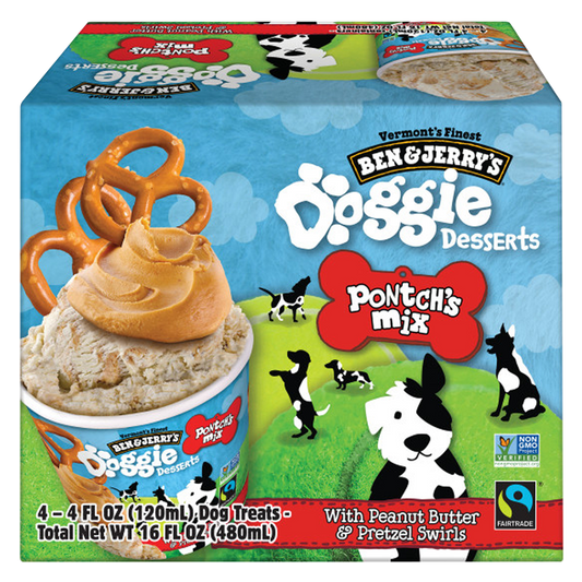 Ben & Jerry's Doggie Desserts Pontch's Mix 4ct