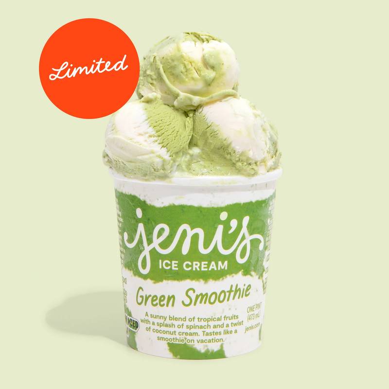 Jeni's Green Smoothie Ice Cream Pint
