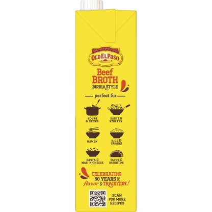 Old El Paso Beef Broth Birria Style 32oz