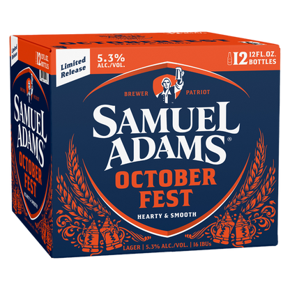 Sam Adams Seasonal Ale 12pk 12oz Bottle 5.3% ABV