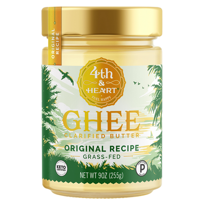 4th & Heart Original Grass Fed Ghee Clarified Butter 9oz