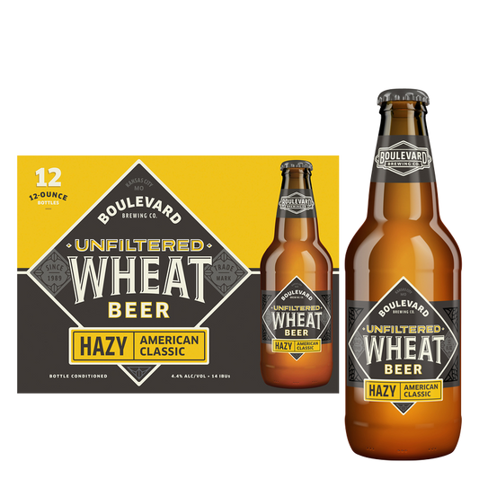 Boulevard Brewing Company Unfiltered Wheat Beer 12pk 12oz Btl 4.4% ABV