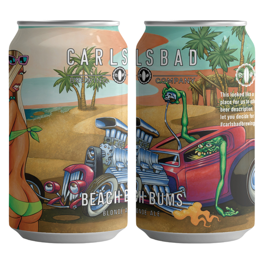 Carlsbad Brewing Co. Beach Bums Blonde 4pk 16oz Can