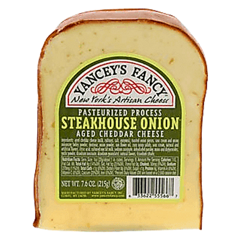 Yancey's Steakhouse Onion Cheddar - 7.6oz