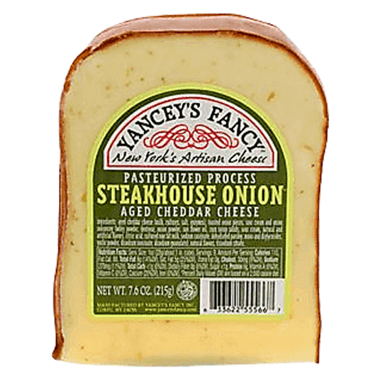 Yancey's Steakhouse Onion Cheddar - 7.6oz