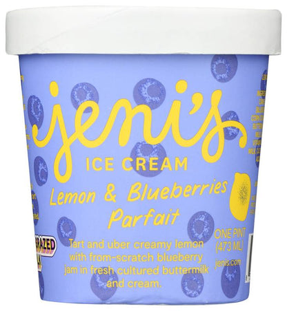 Jeni's Lemon and Blueberries Parfait Ice Cream Pint