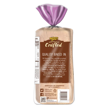 Nature's Own Perfectly Crafted Multigrain Thick Sliced Bread - 22oz