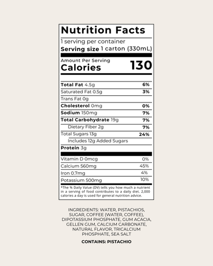 Tache Pistachio Milk Latte 11oz Can