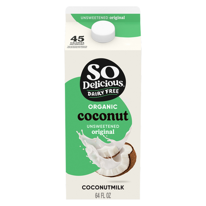 So Delicious Organic Unsweetened Coconut Milk 64oz