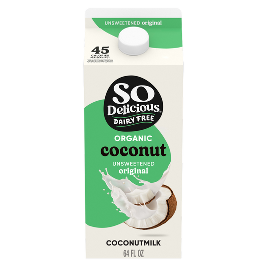So Delicious Organic Unsweetened Coconut Milk 64oz