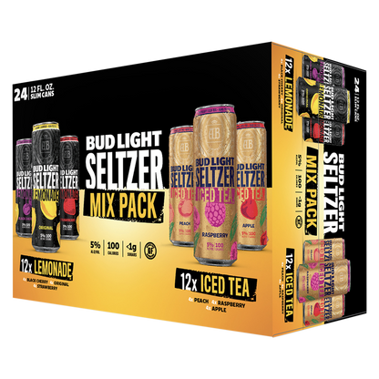 Bud Light Half & Half Hard Seltzer 24pk 12oz Can 5.0% ABV