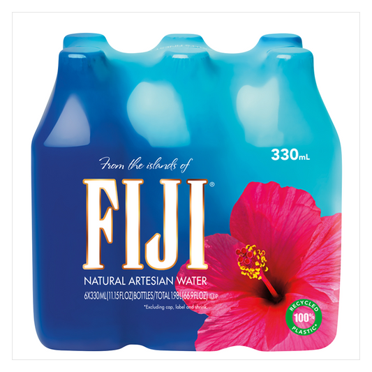 FIJI Natural Artesian Bottled Water 6pk 11.15oz Btl