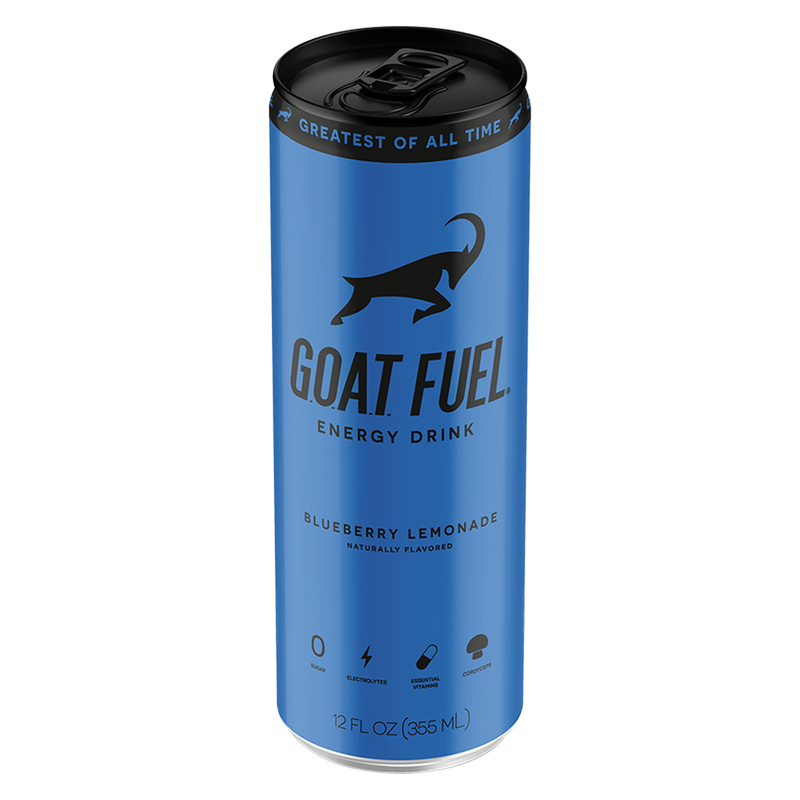 G.O.A.T. Fuel Blueberry Lemonade Energy Drink 12oz Can