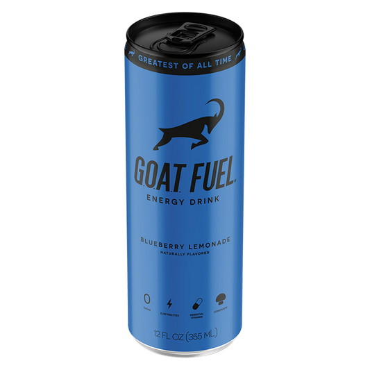 G.O.A.T. Fuel Blueberry Lemonade Energy Drink 12oz Can
