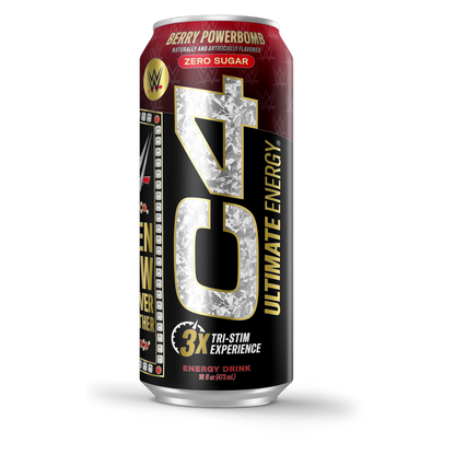 C4 Ultimate WWE Berry Powerbomb 16oz Can