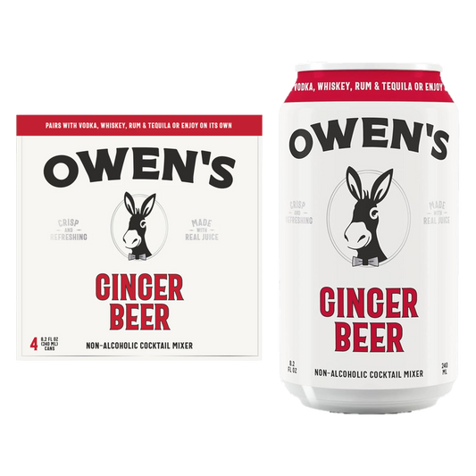 Owen's Ginger Beer 240ml 4pk Can