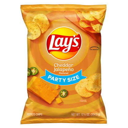 Lay's Cheddar Jalapeno Potato Chips 12.5oz