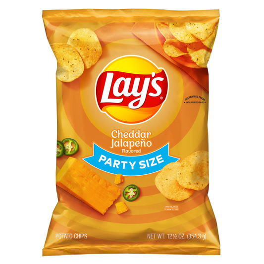 Lay's Cheddar Jalapeno Potato Chips 12.5oz