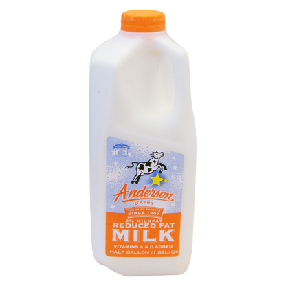 Anderson 2% Reduced Fat Milk - 1/2 Gallon