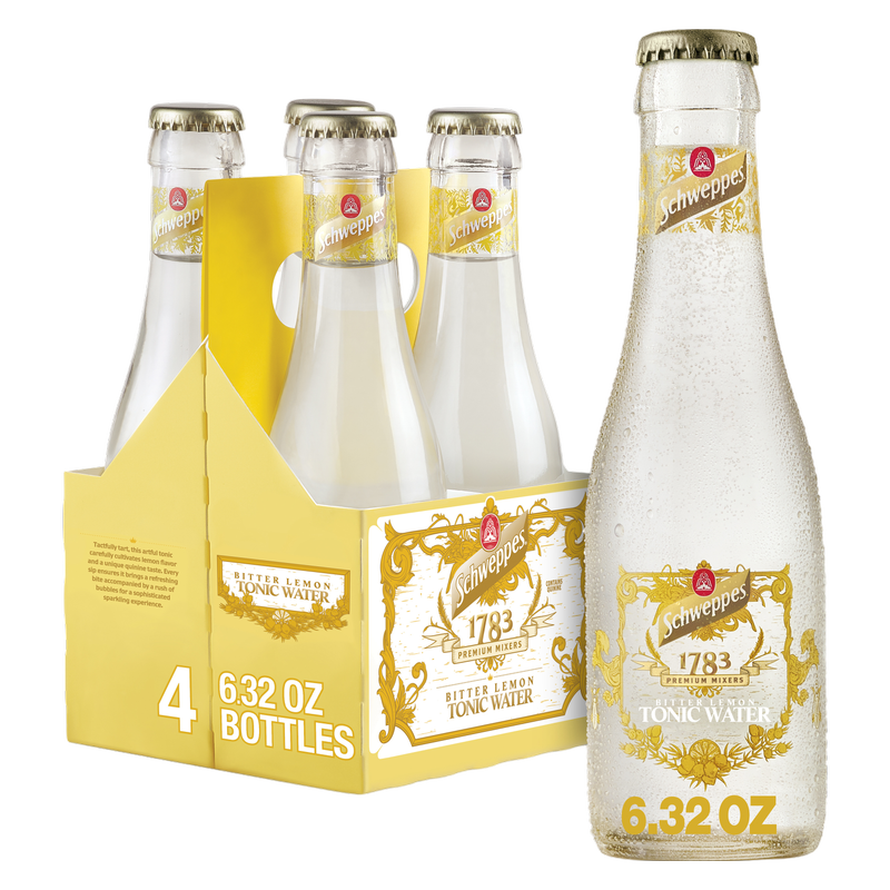Schweppes 1783 Bitter Lemon Tonic 4pk 6.3oz