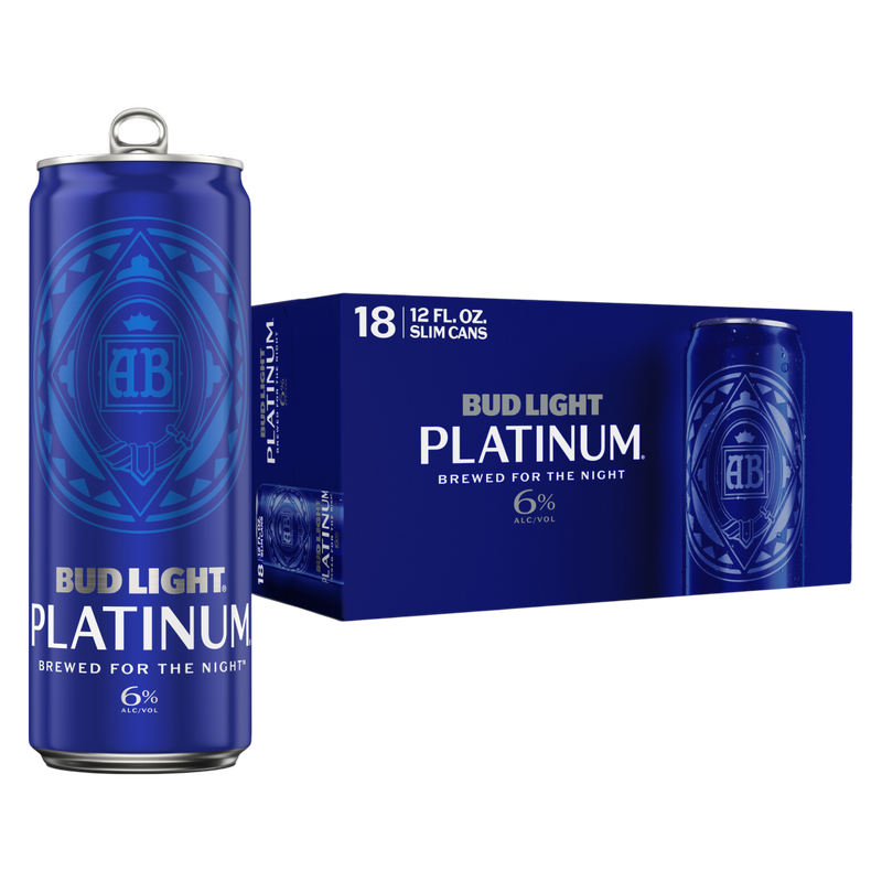 Bud Light Platinum 18pk 12oz Cans 6% ABV